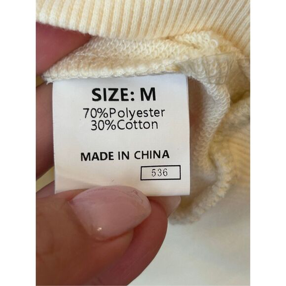 Color block Sweatshirt oversized size M boutique layering casual colorful rainbo - Picture 4 of 6